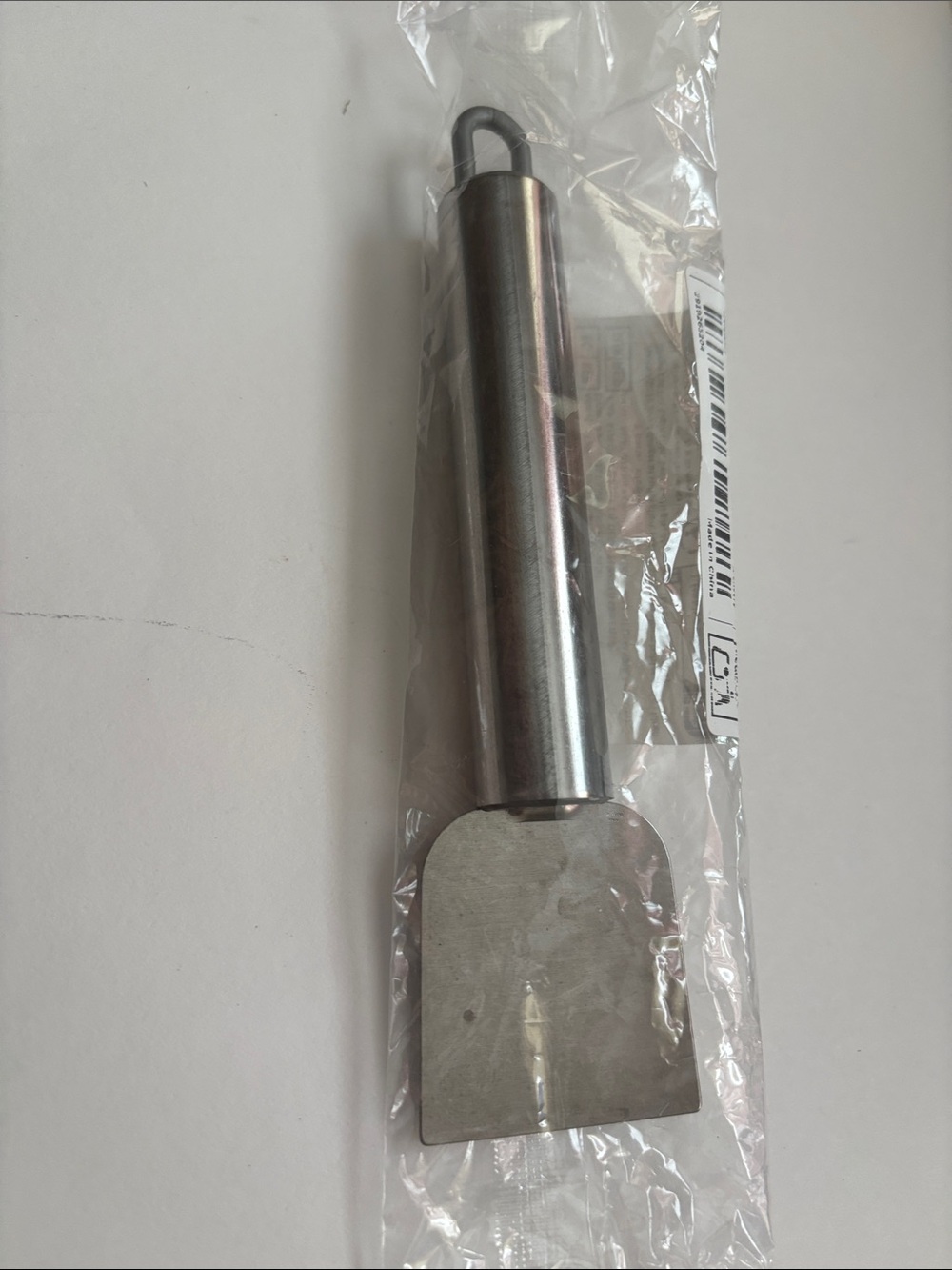 Stainless Steel Kitchen stove Scraper - Silver